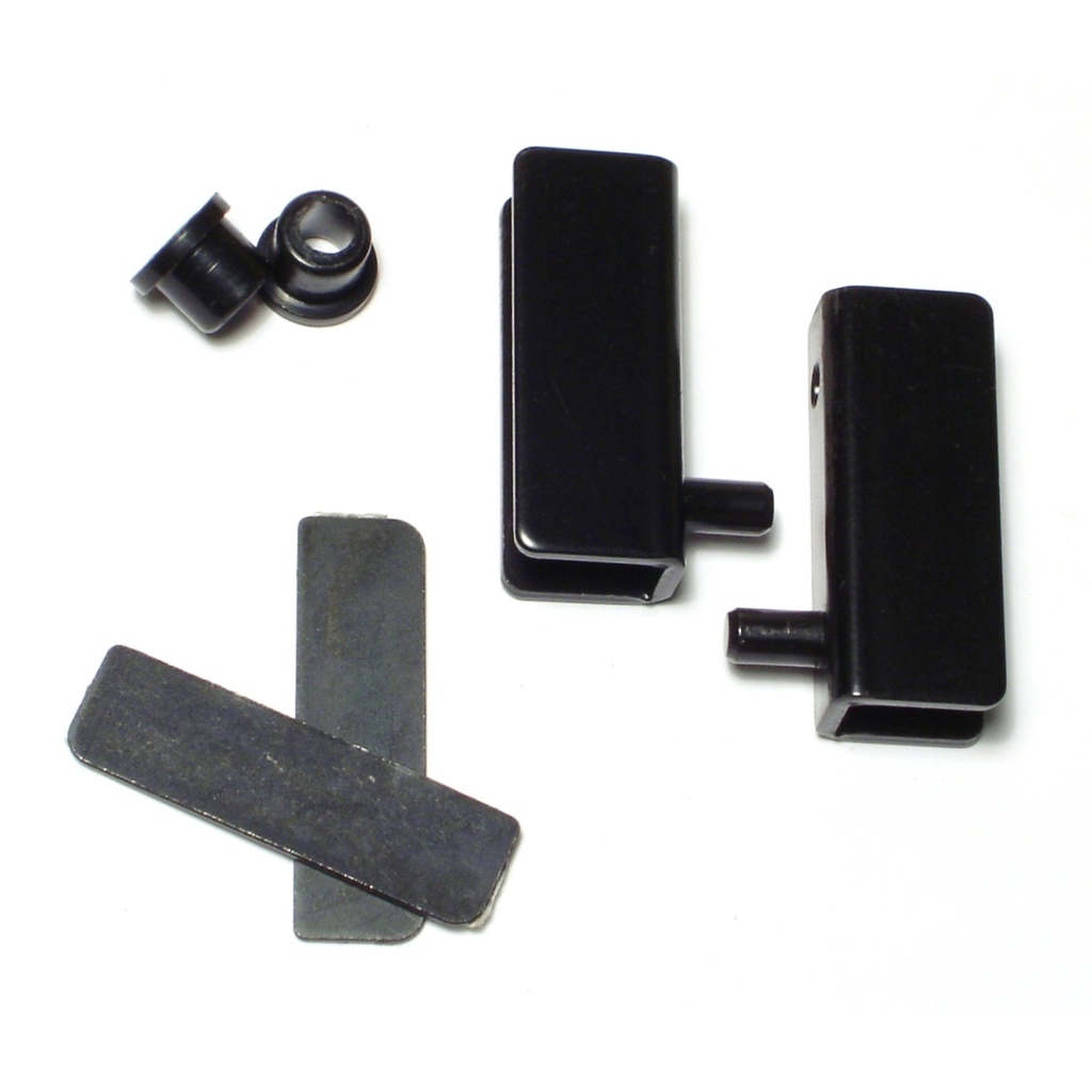 Black Glass Door Hinge