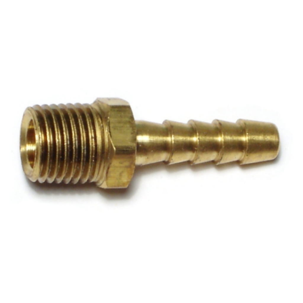 1/4 x 1/4PT Brass Hose Barb