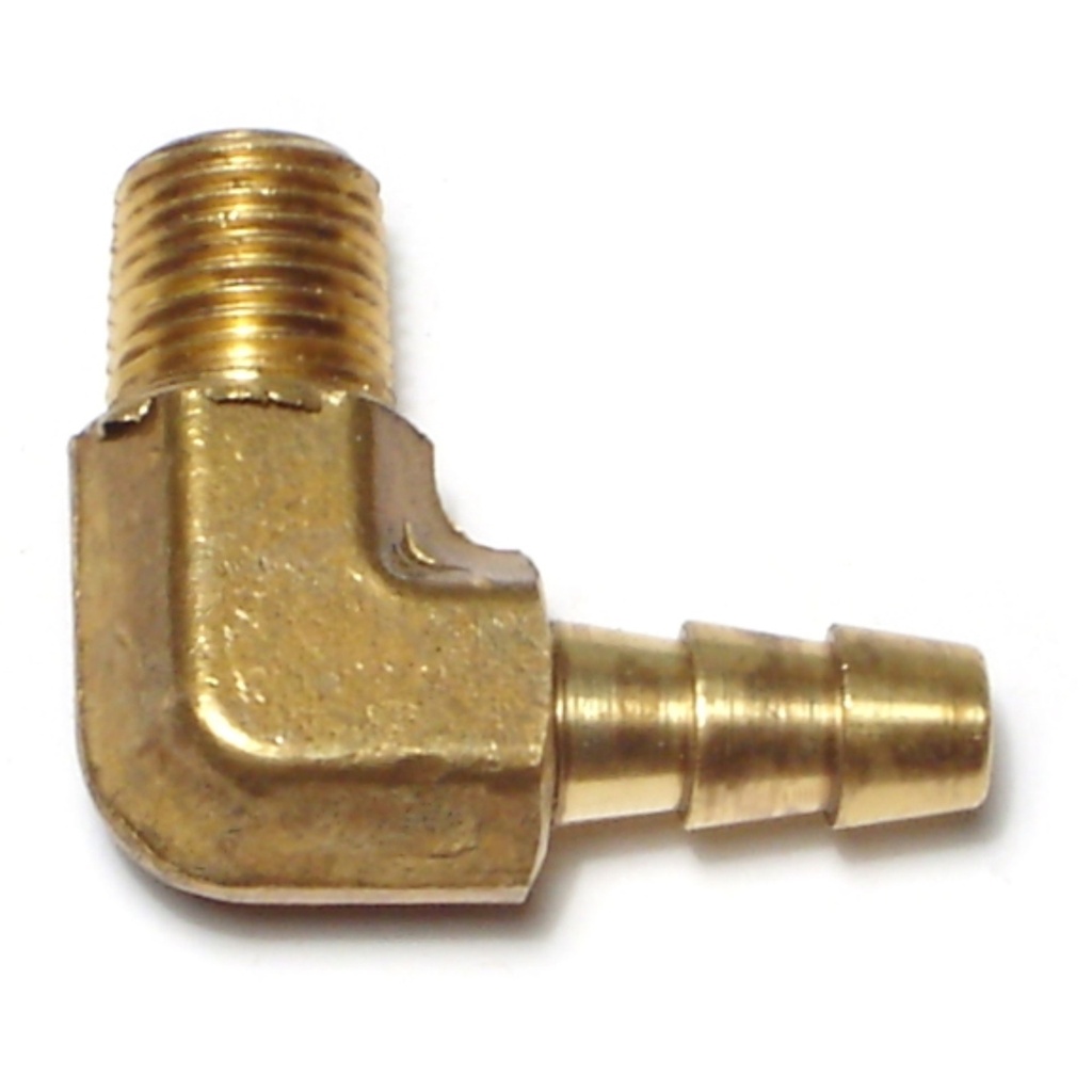 1/4 x 1/8PT Brass Hose Barb