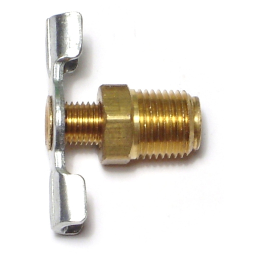 1/8PT x 7/16 Drain Cock Brass