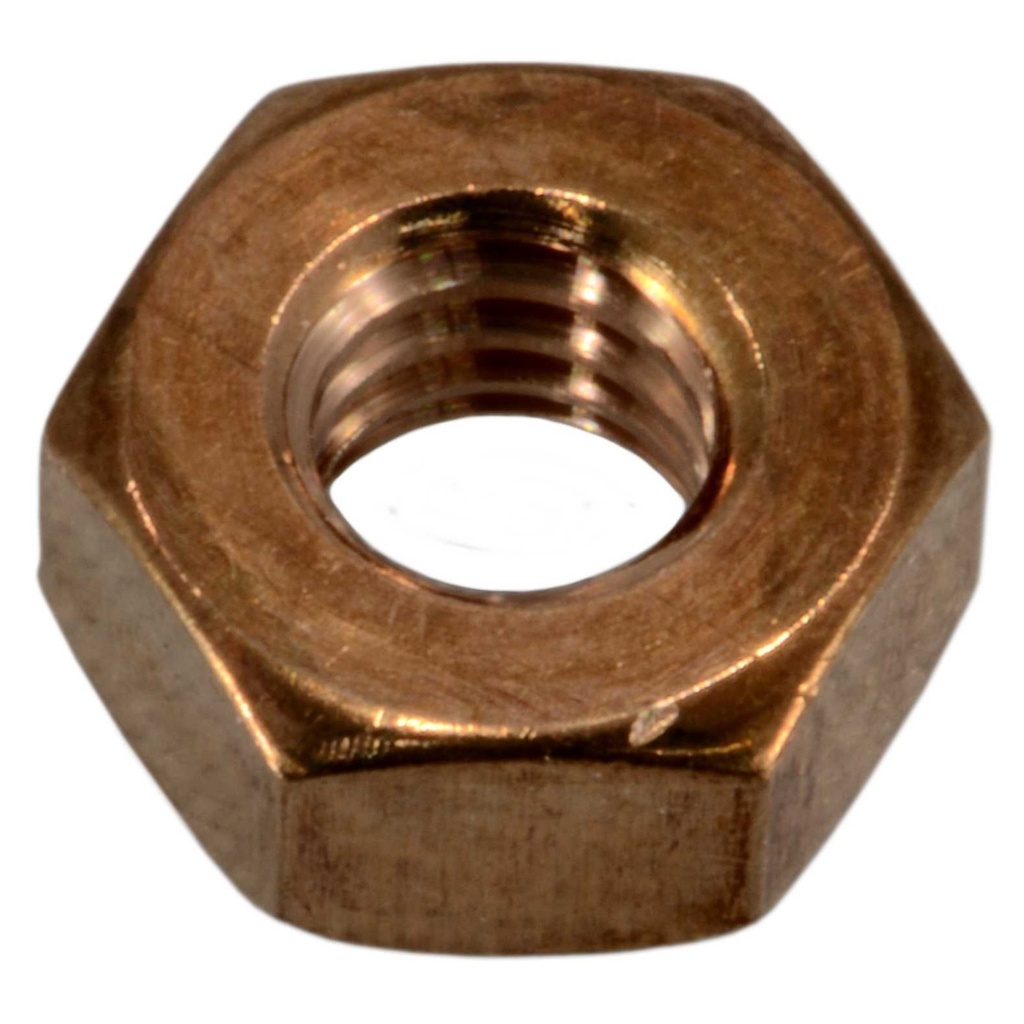 1/4-20Fin Hex Nut SlBz