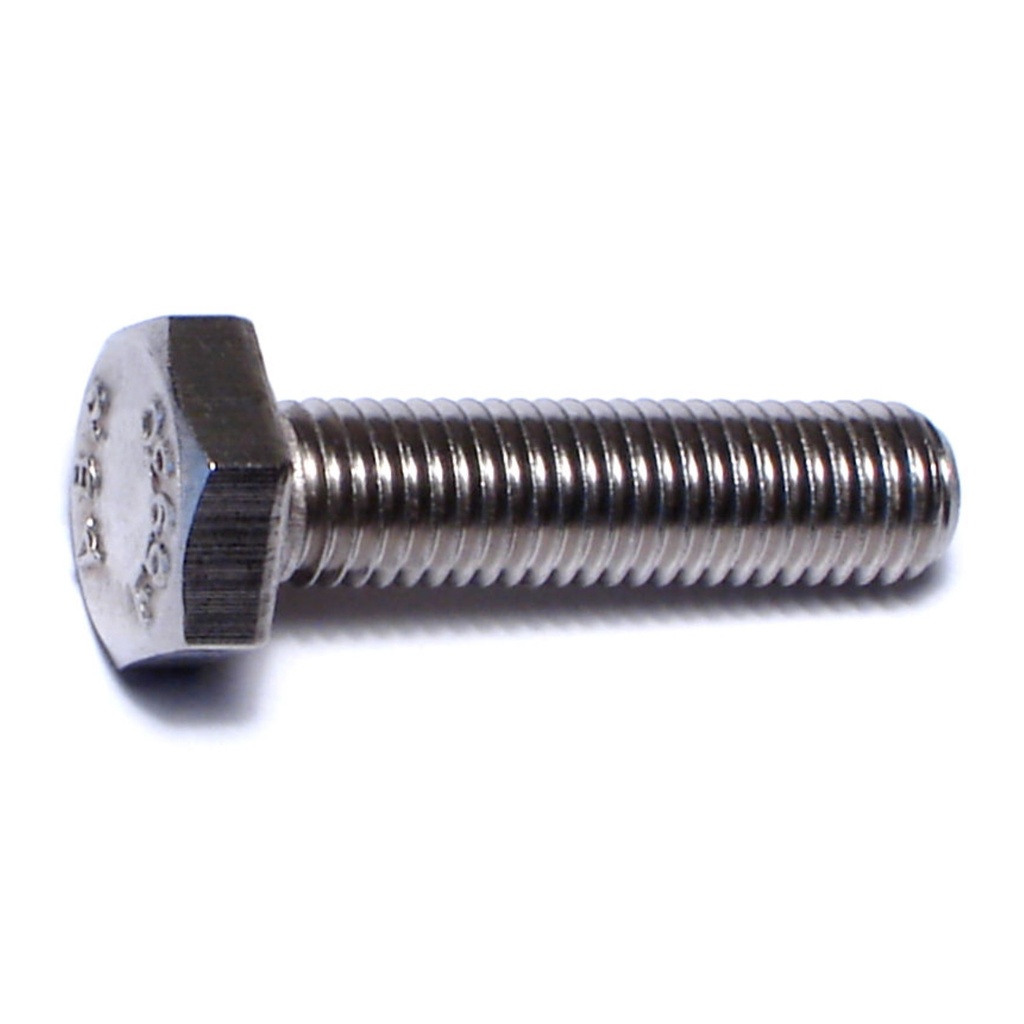 1/4-28 x 1 Hex Cap Screw SS