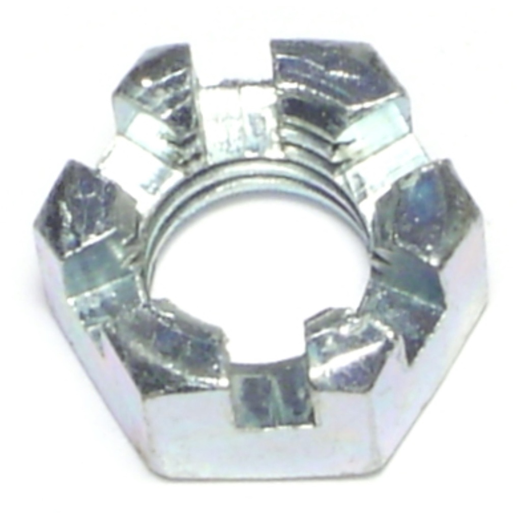 1/2-13 Slotted Hex Nut