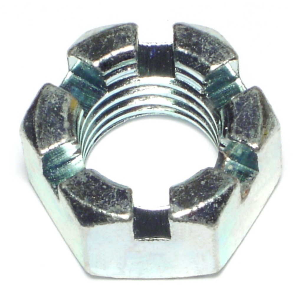 7/8-9 Slotted Hex Nut