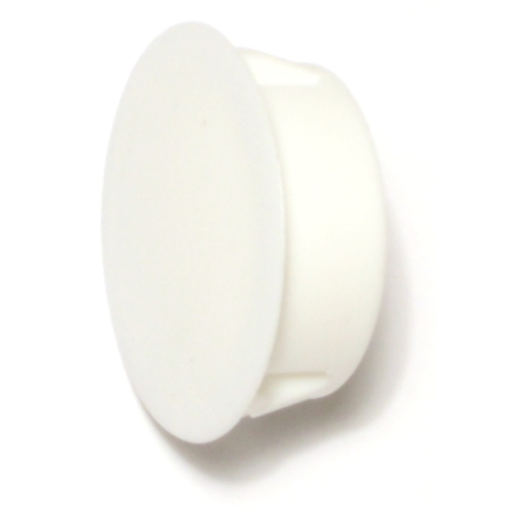 1" Wht Nyl Hle Plug