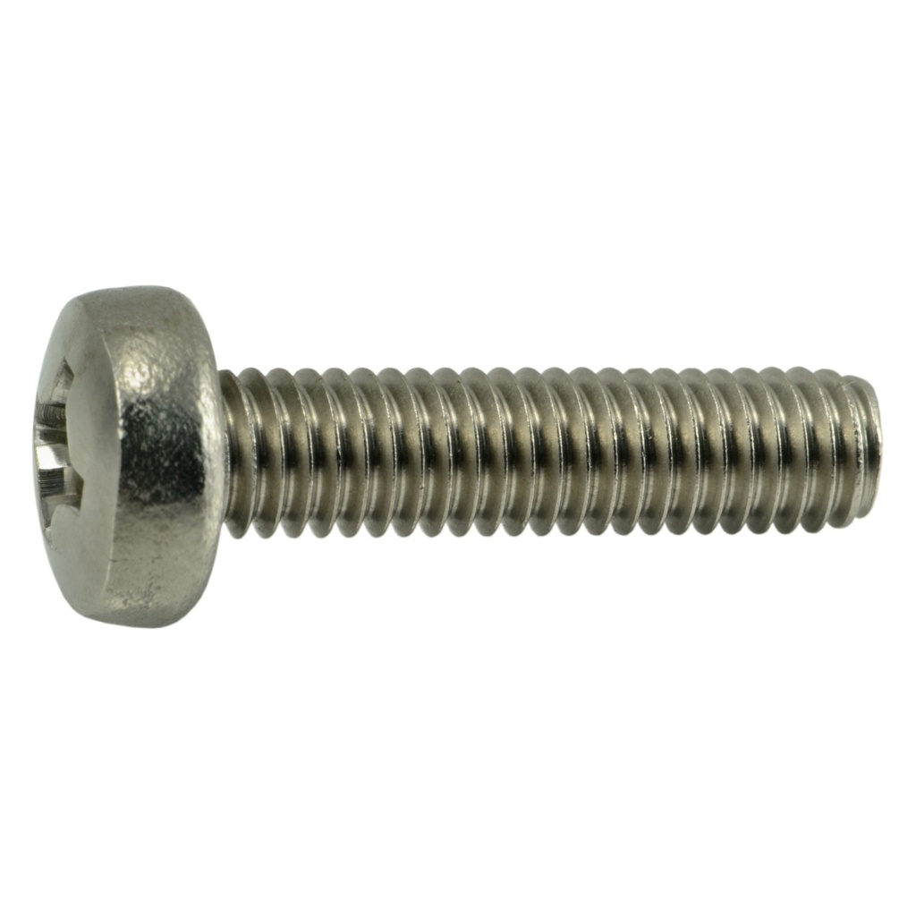 6mm-1.0 x 25mm Ph Pn Mach Sc SS