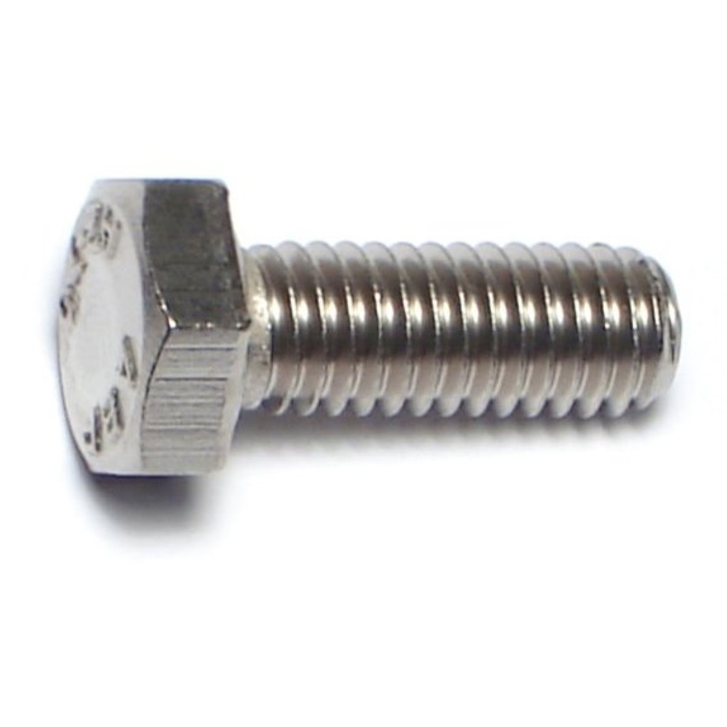 6mm-1.0 x 16mm Hex Cap Screw SS