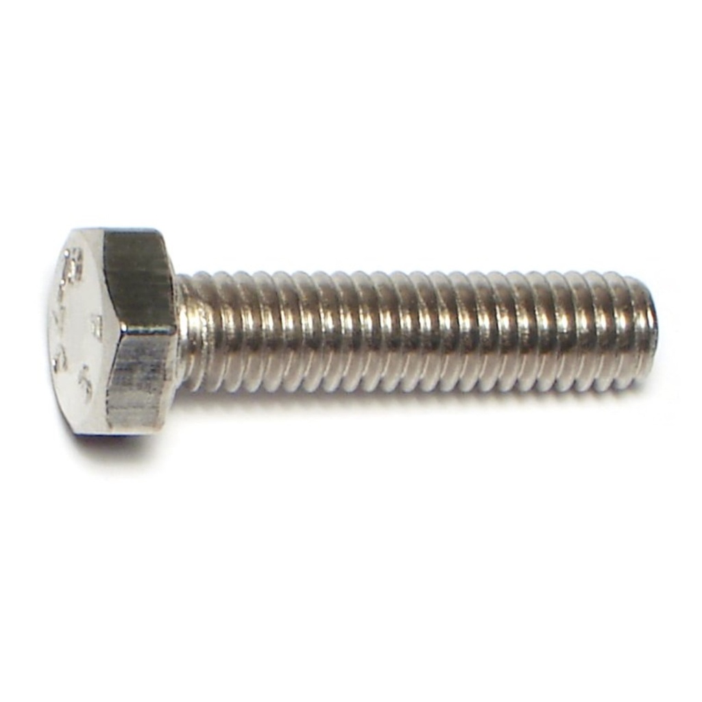 6mm-1.0 x 25mm Hex Cap Screw SS
