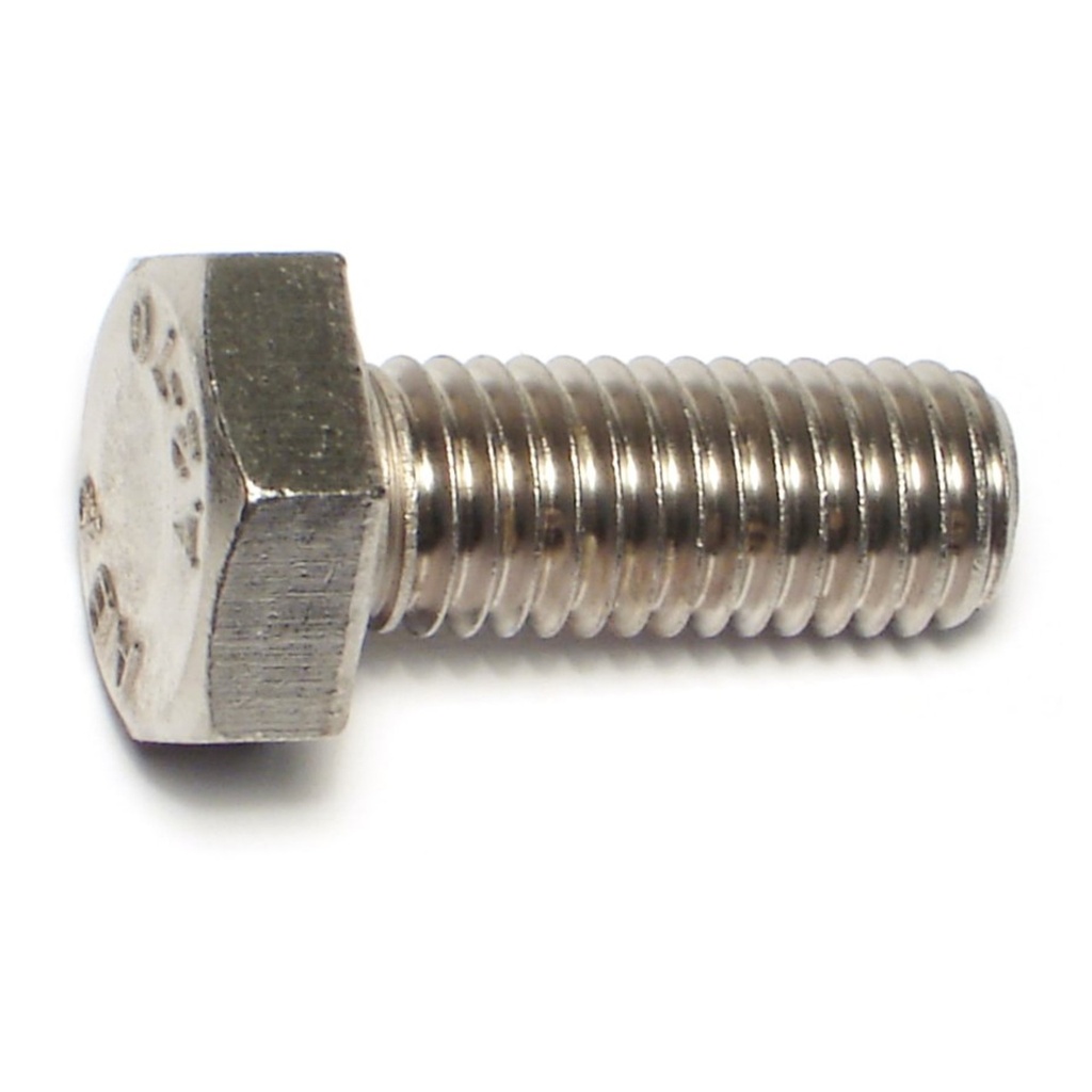 10mm-1.5 x 25 Hex Cap Screw SS