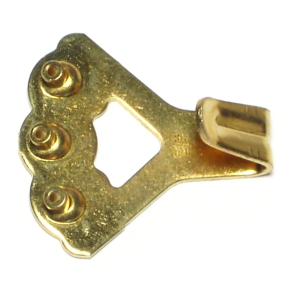 100lb Brass Pic Hanger Brass