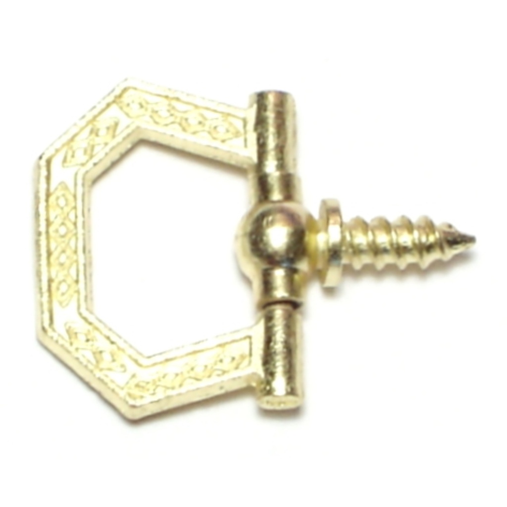 3/4 Brass Hex Ring Hanger