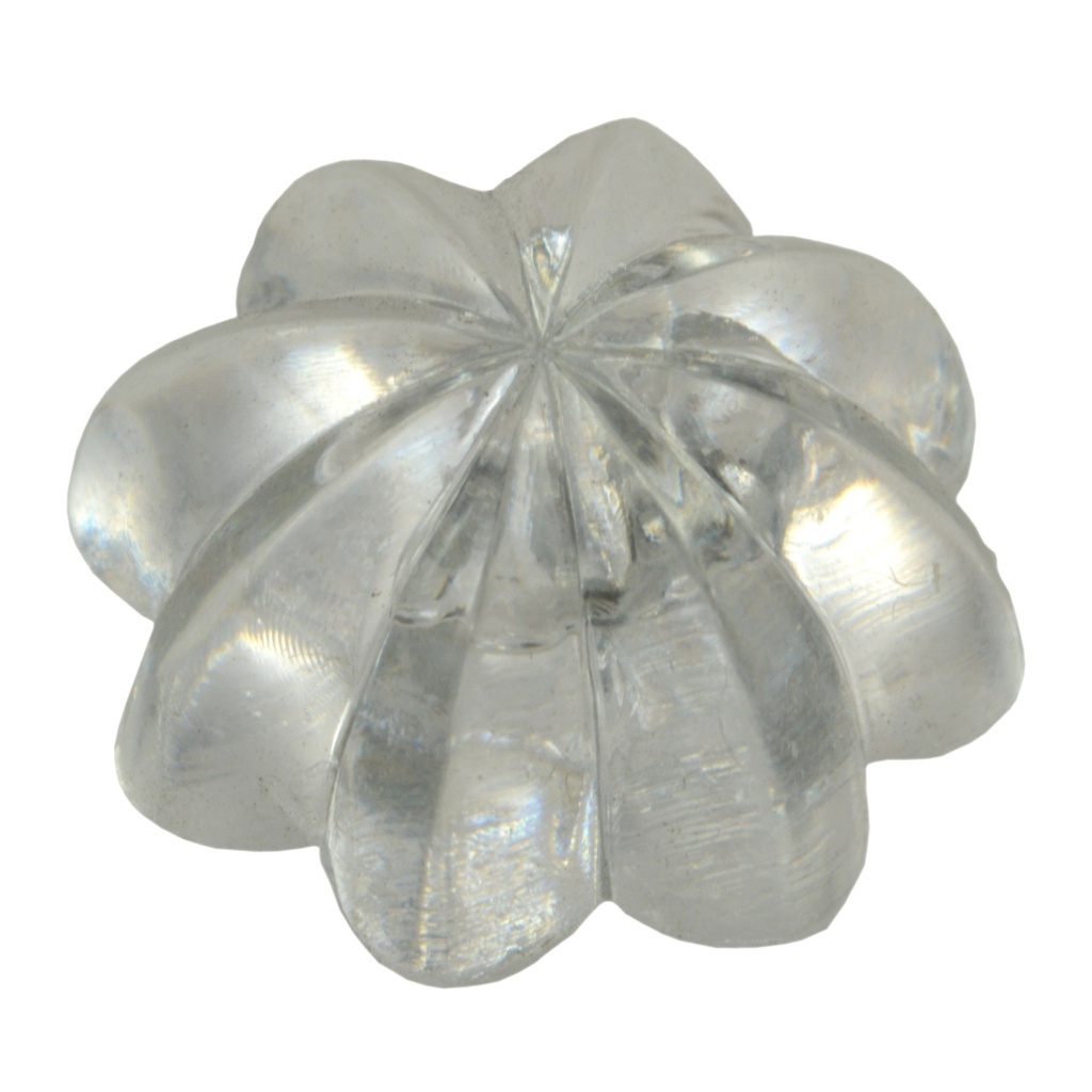 1/2 Clear Plas Rosette Bud Stud