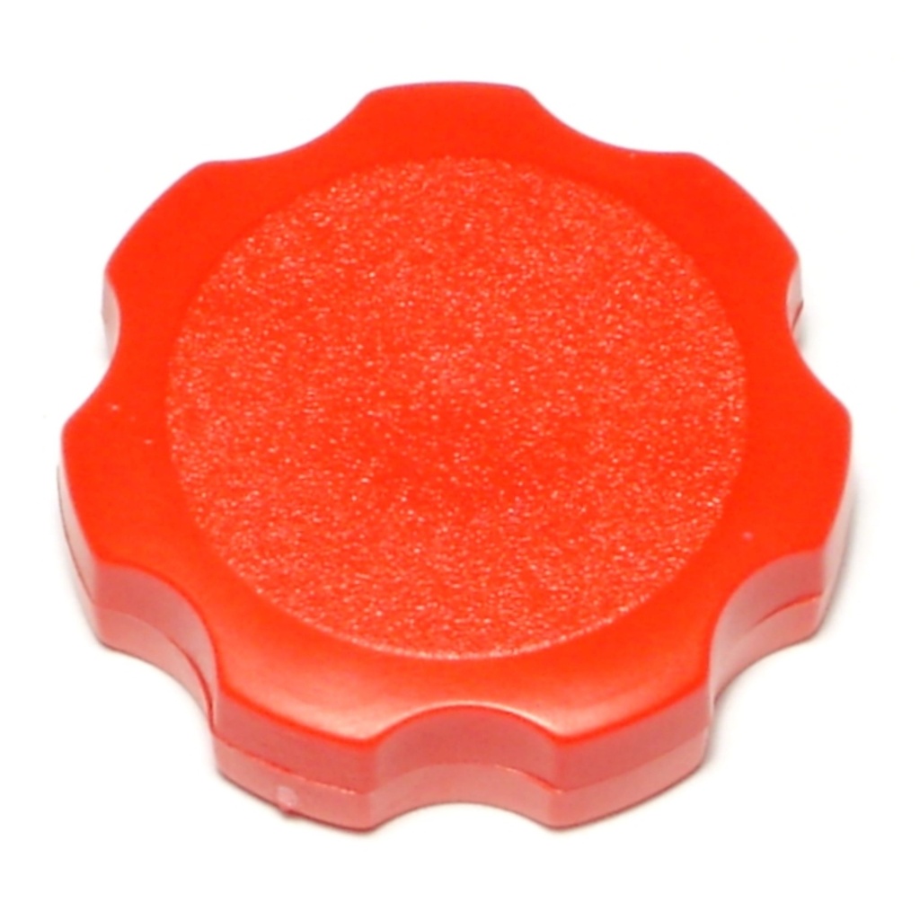 1/4 Red Flowerette Screw