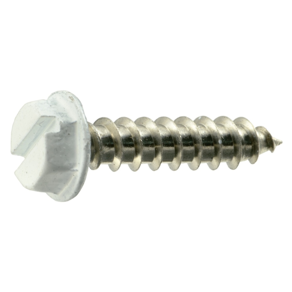 8 x 3/4 Hex SMS SS White
