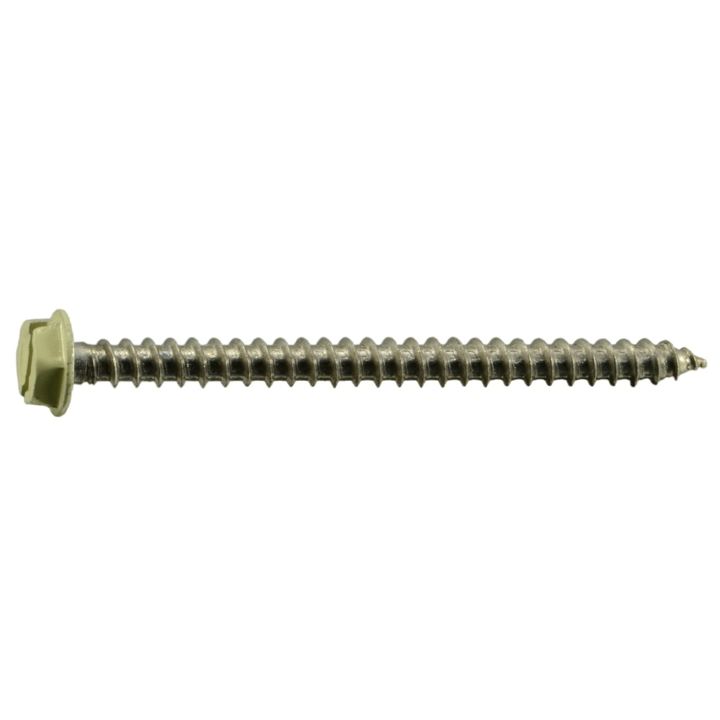 10 x 2-1/2 Hex SMS SS Beige