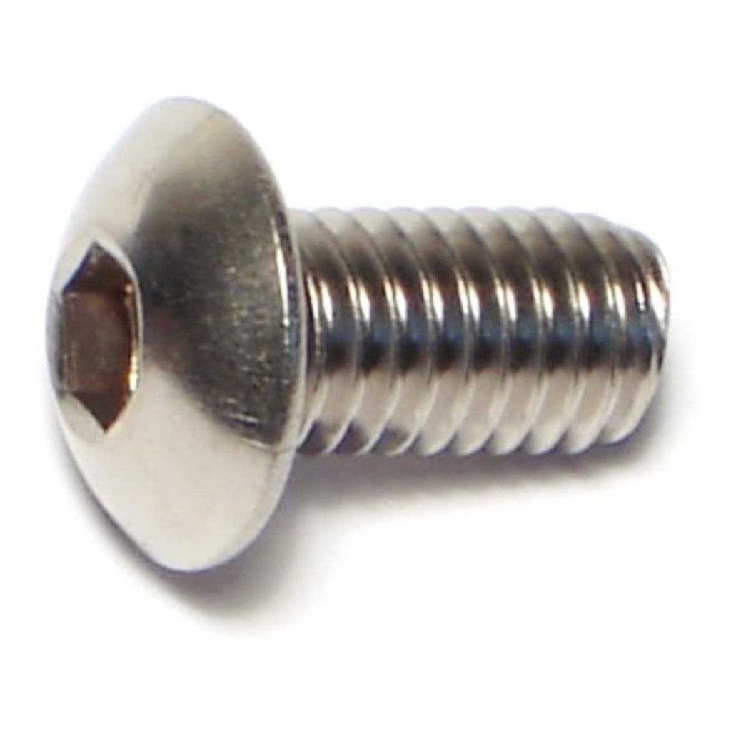 10-32 x 3/8 Button Socket SS