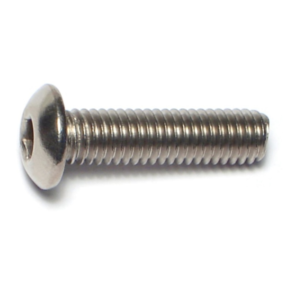 10-32 x 3/4 Button Socket SS