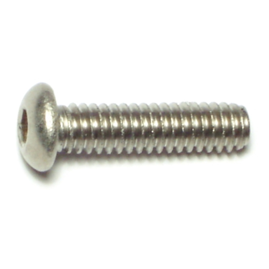 1/4-20 x 1 Button Socket SS