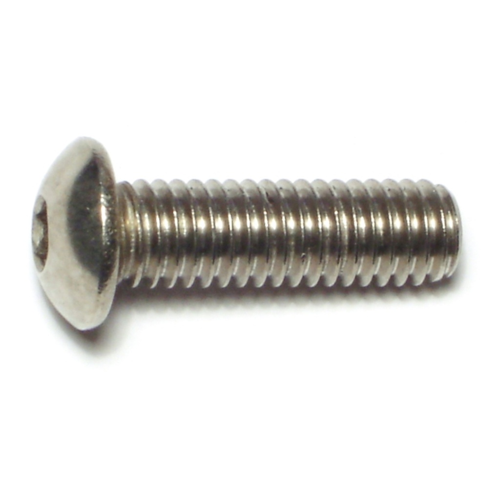 3/8-16 x 1-1/4 Button Socket SS