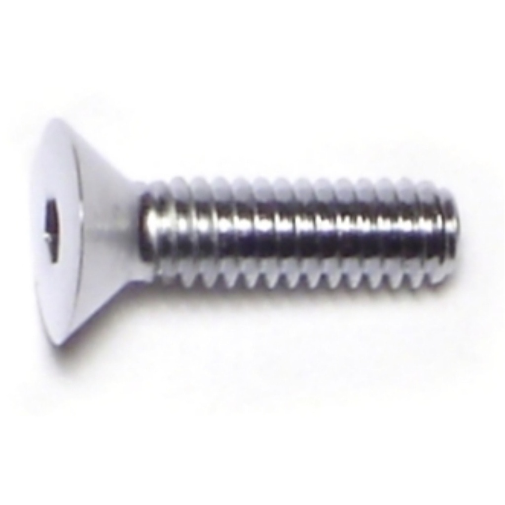 8-32 x 5/8 Flat Socket Chrm