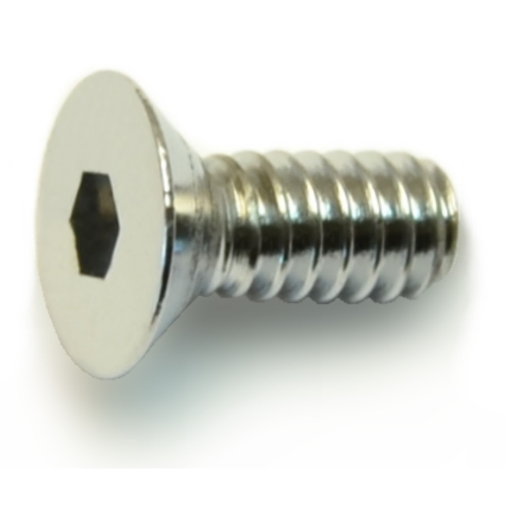 10-24 x 1/2 Flat Socket Chrm