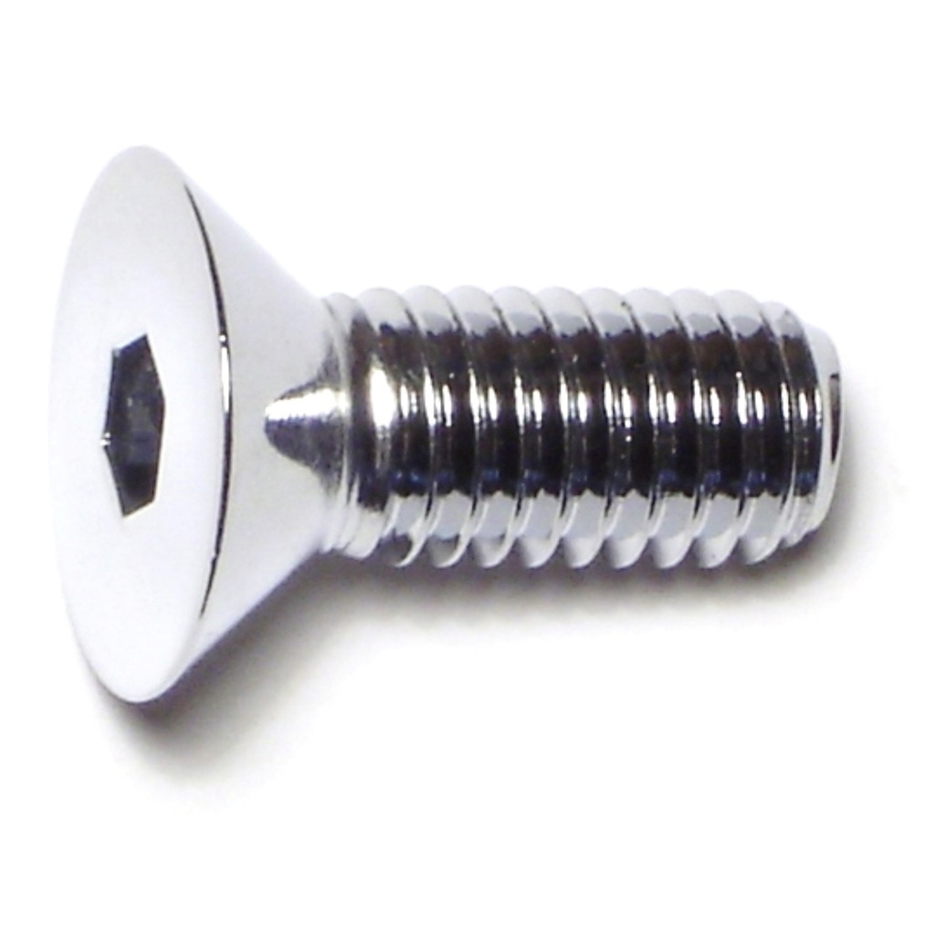3/8-16 x 1 Flat Socket Chrm