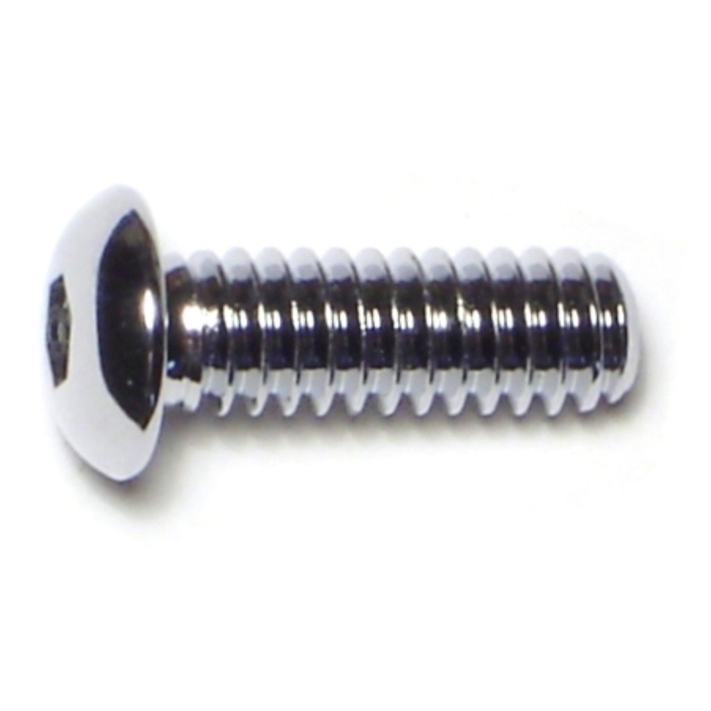 1/4-20 x 3/4 Button Sckt Chrm