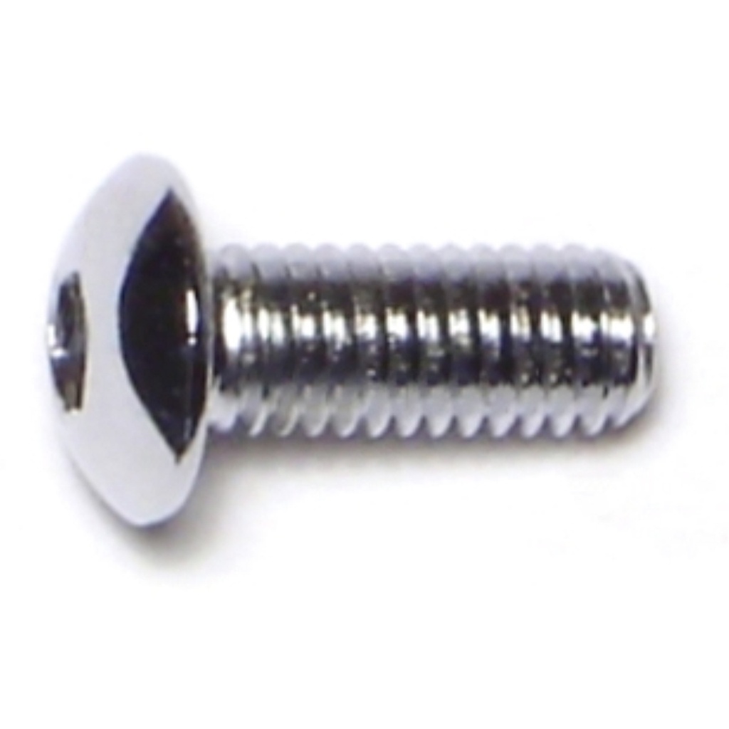 10-32 x 1/2 Button Sckt Chrm