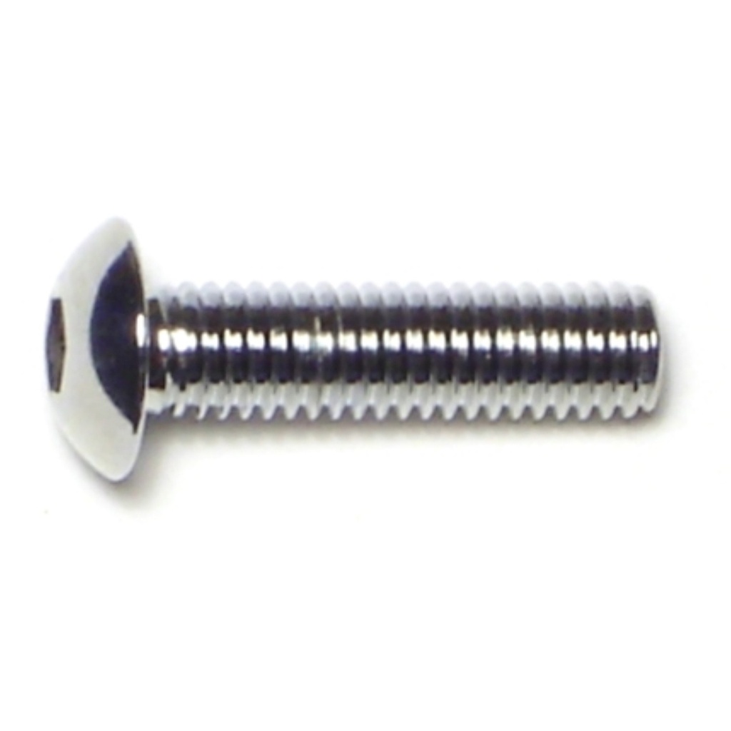 10-32 x 3/4 Button Sckt Chrm