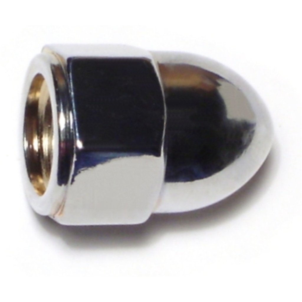 1/2-13 Acorn Nut Chrome