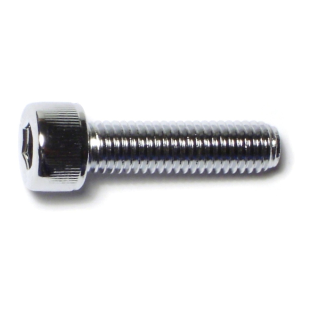 8mm-1.25 x 30m Knurl Sockt Chrm