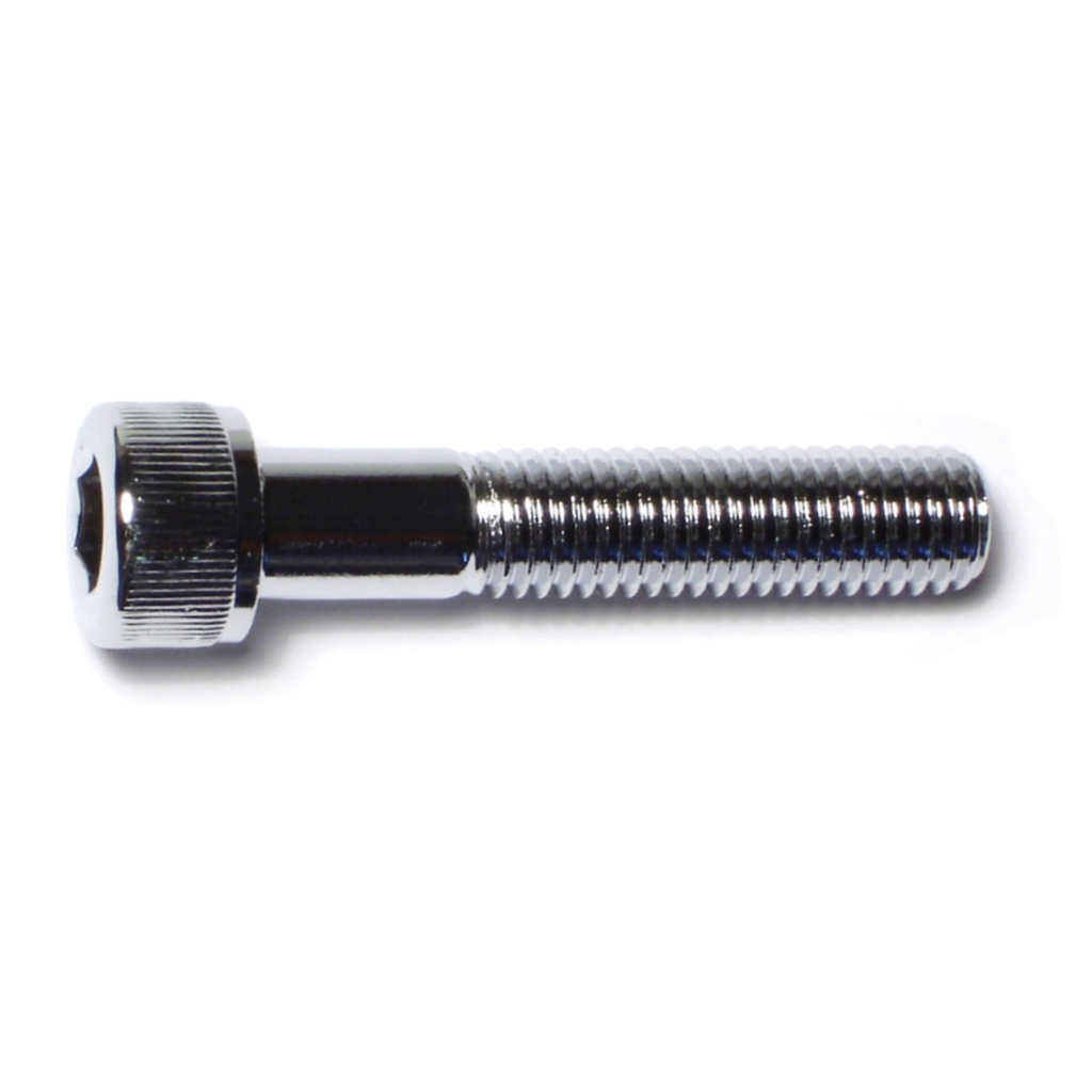 10mm-1.5 x 50m Knurl Sockt Chrm