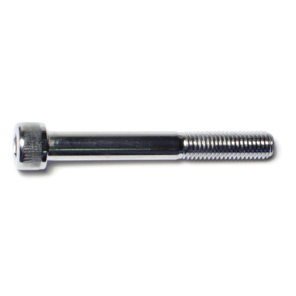 10mm-1.5 x 80m Knurl Sockt Chrm