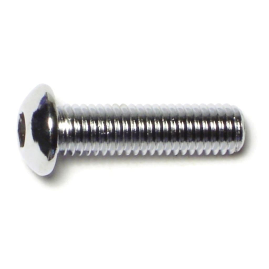 8mm-1.25 x 30m Button Sckt Chrm