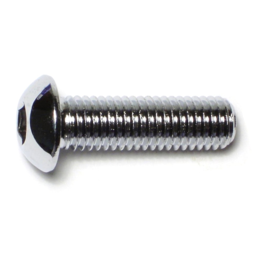 12mm-1.75x 40m Button Sckt Chrm
