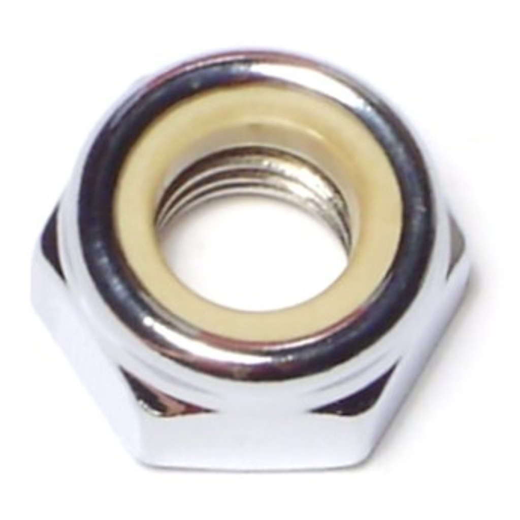 10mm-1.50 Nyln Lk Nut Chrm