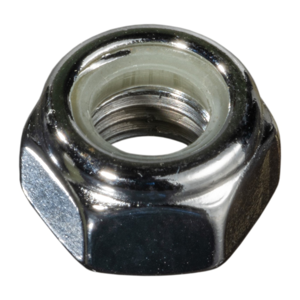8mm-1.00 Lock Nut Chrome
