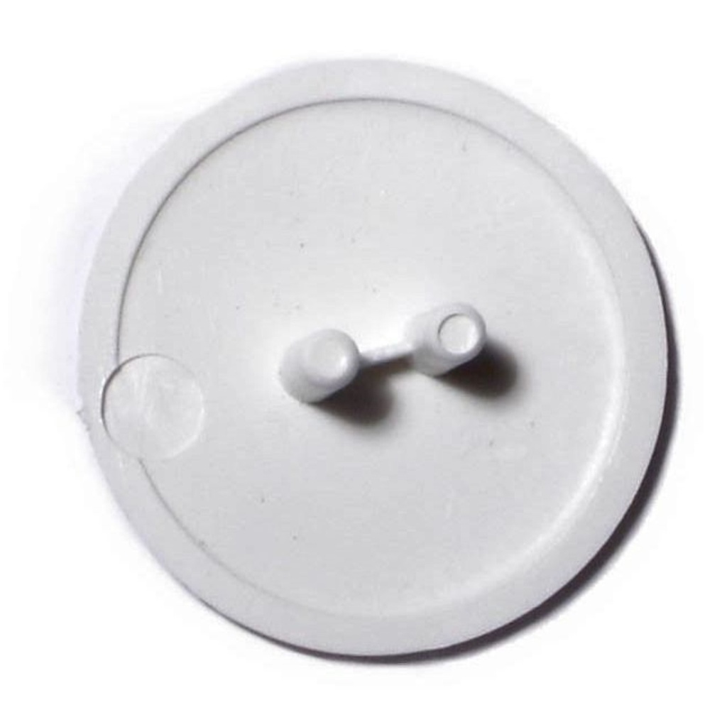 30mm Disc Cover White