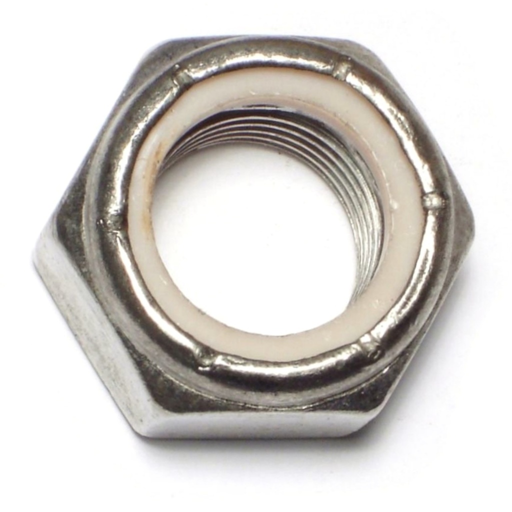 1-8 Nyln Lock Nut SS
