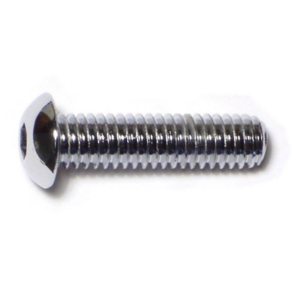 5/16-18x 1-1/4 Button Sckt Chrm