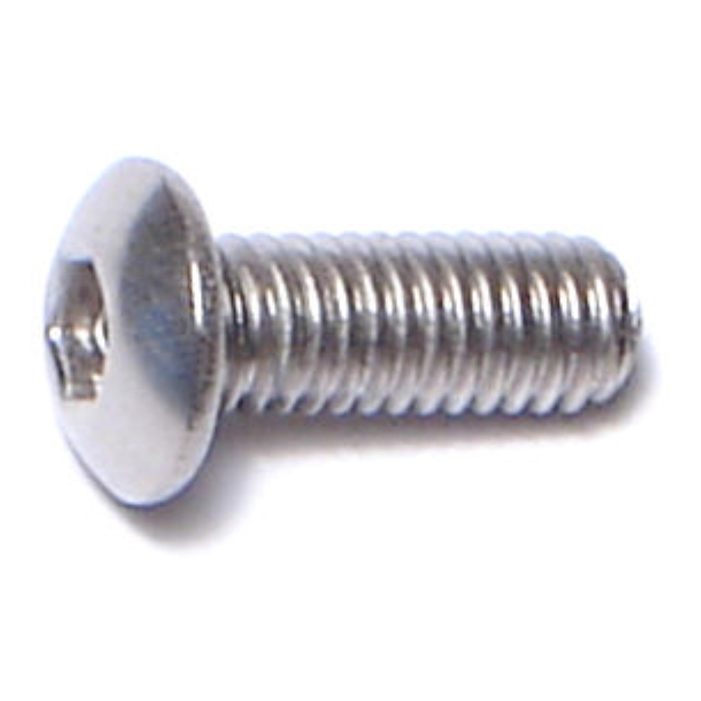 3mm-0.5 x 8mm Button Socket SS