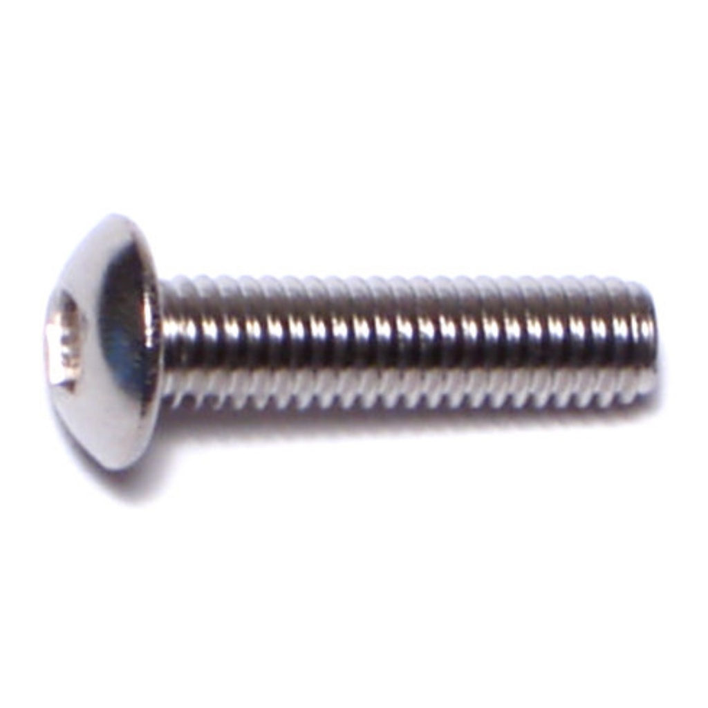 3mm-0.5 x 12mm Button Socket SS