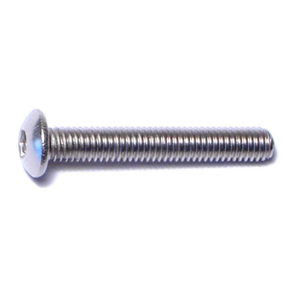 3mm-0.5 x 20mm Button Socket SS