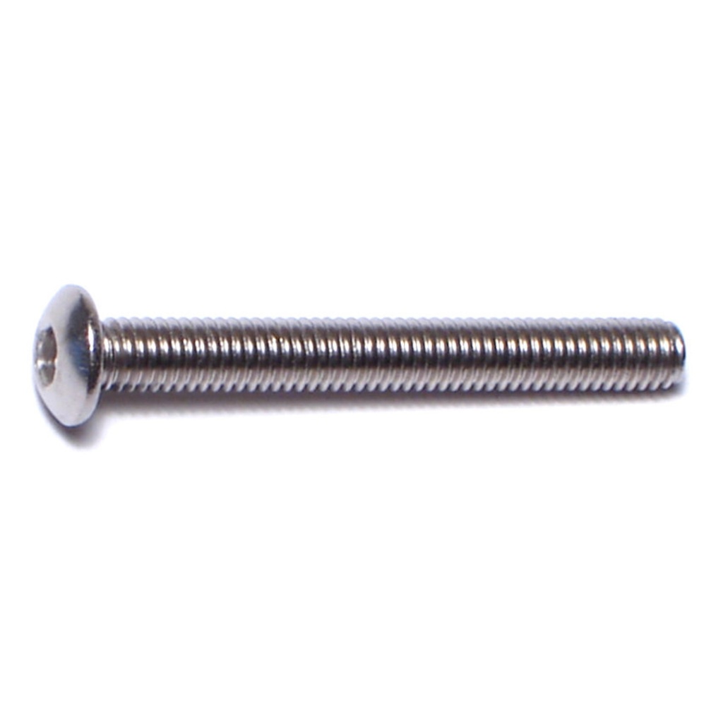 3mm-0.5 x 25mm Button Socket SS