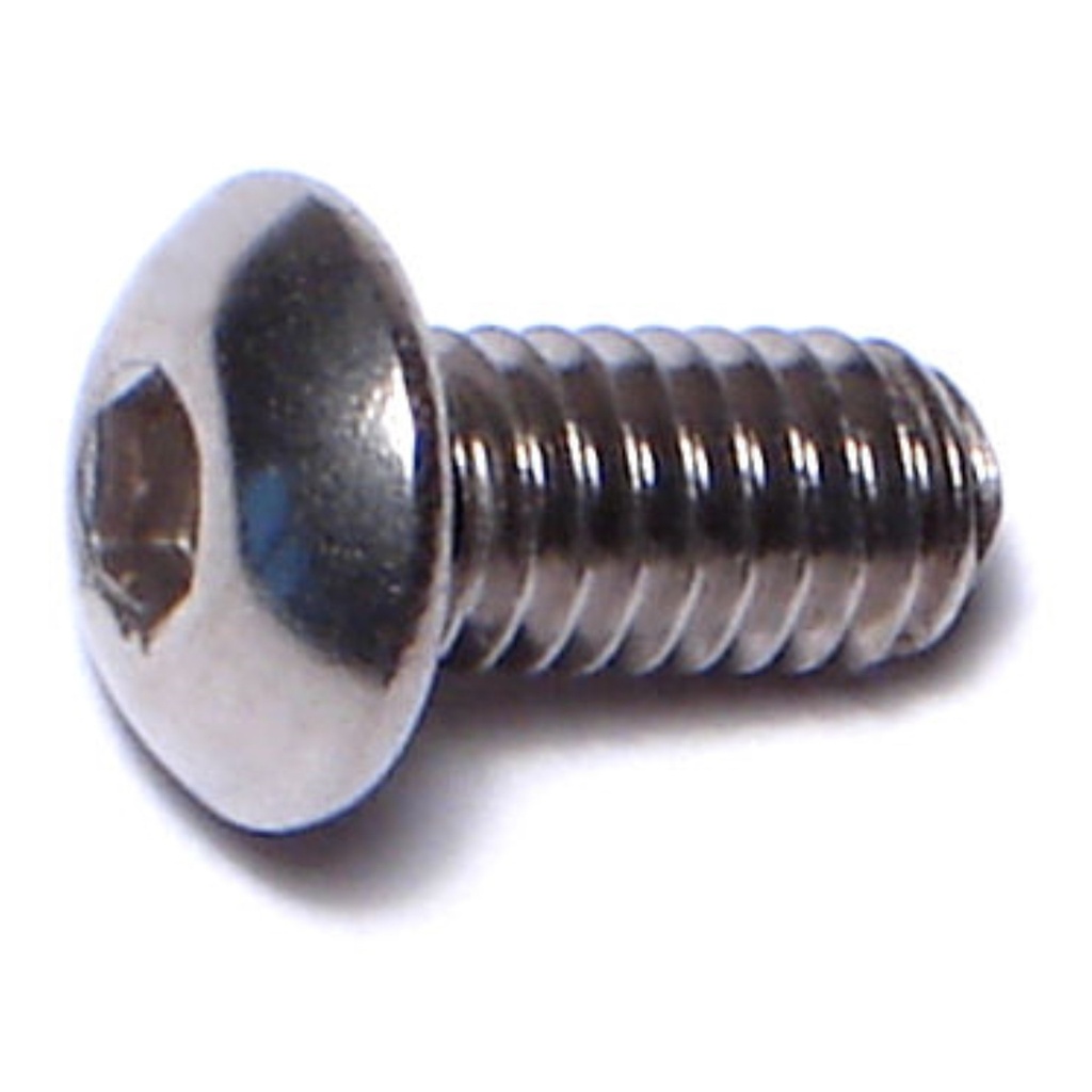 4mm-0.7 x 8mm Button Socket SS