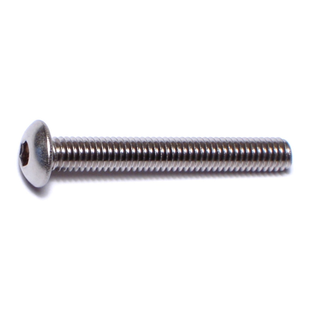 4mm-0.7 x 30mm Button Socket SS