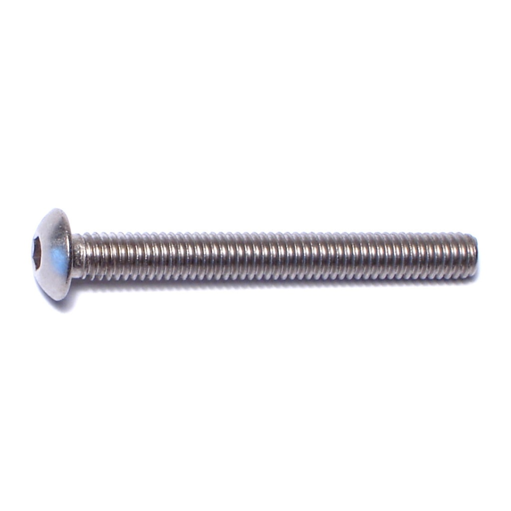 4mm-0.7 x 35mm Button Socket SS