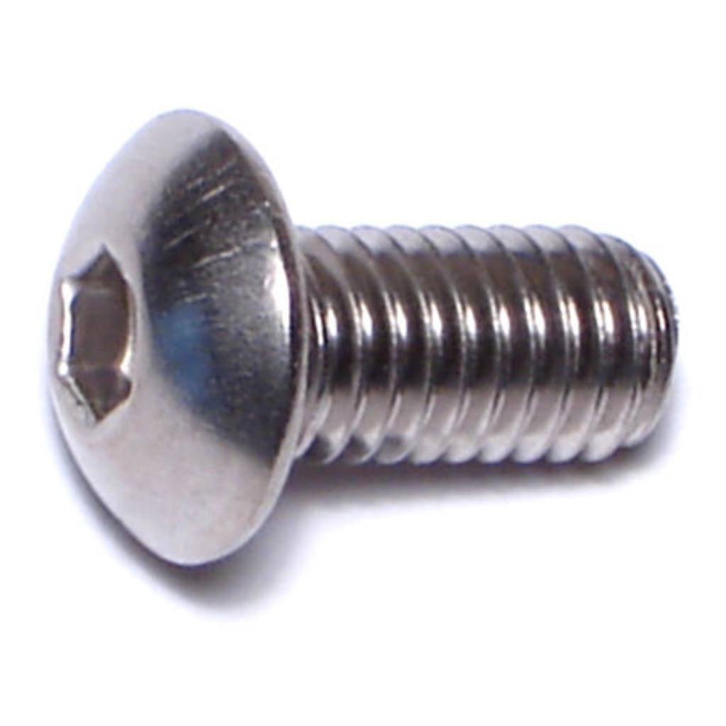 5mm-0.8 x 10mm Button Socket SS