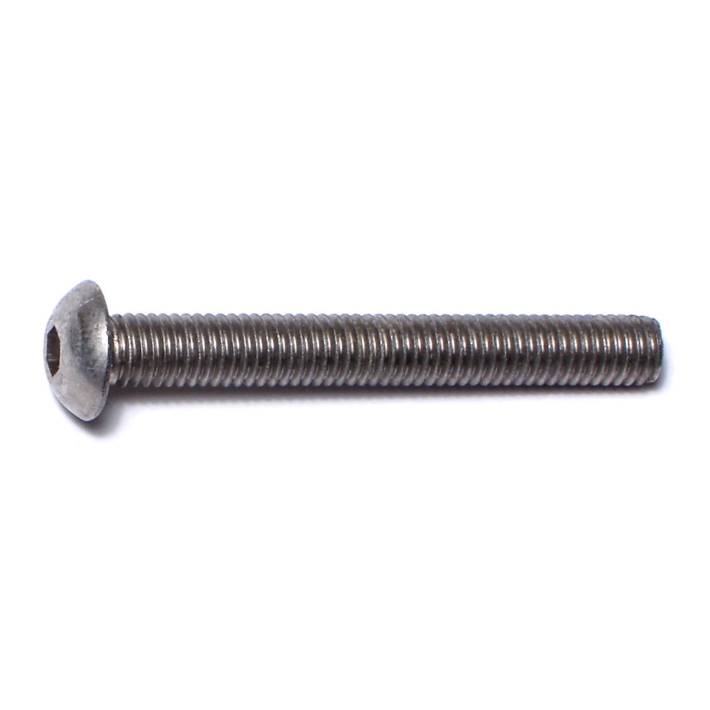 5mm-0.8 x 40mm Button Socket SS