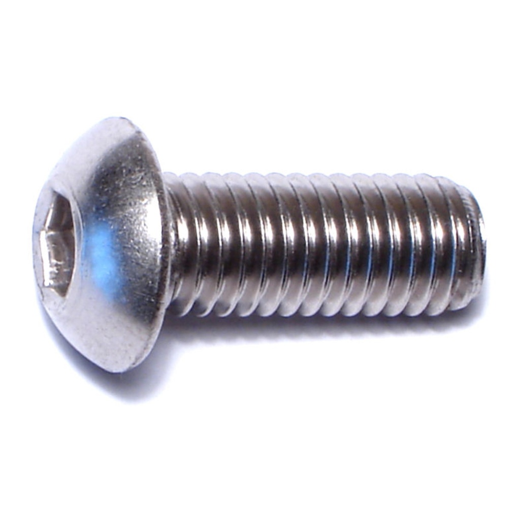 8mm-1.25x 20mm Button Socket SS